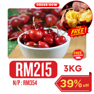 Cherry Turkey (3KG) + Free Sweet Potato (500G)